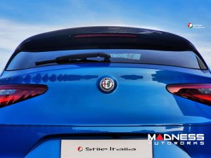 Alfa Romeo Stelvio Roof Spoiler - Carbon Fiber - Stile Italia 
